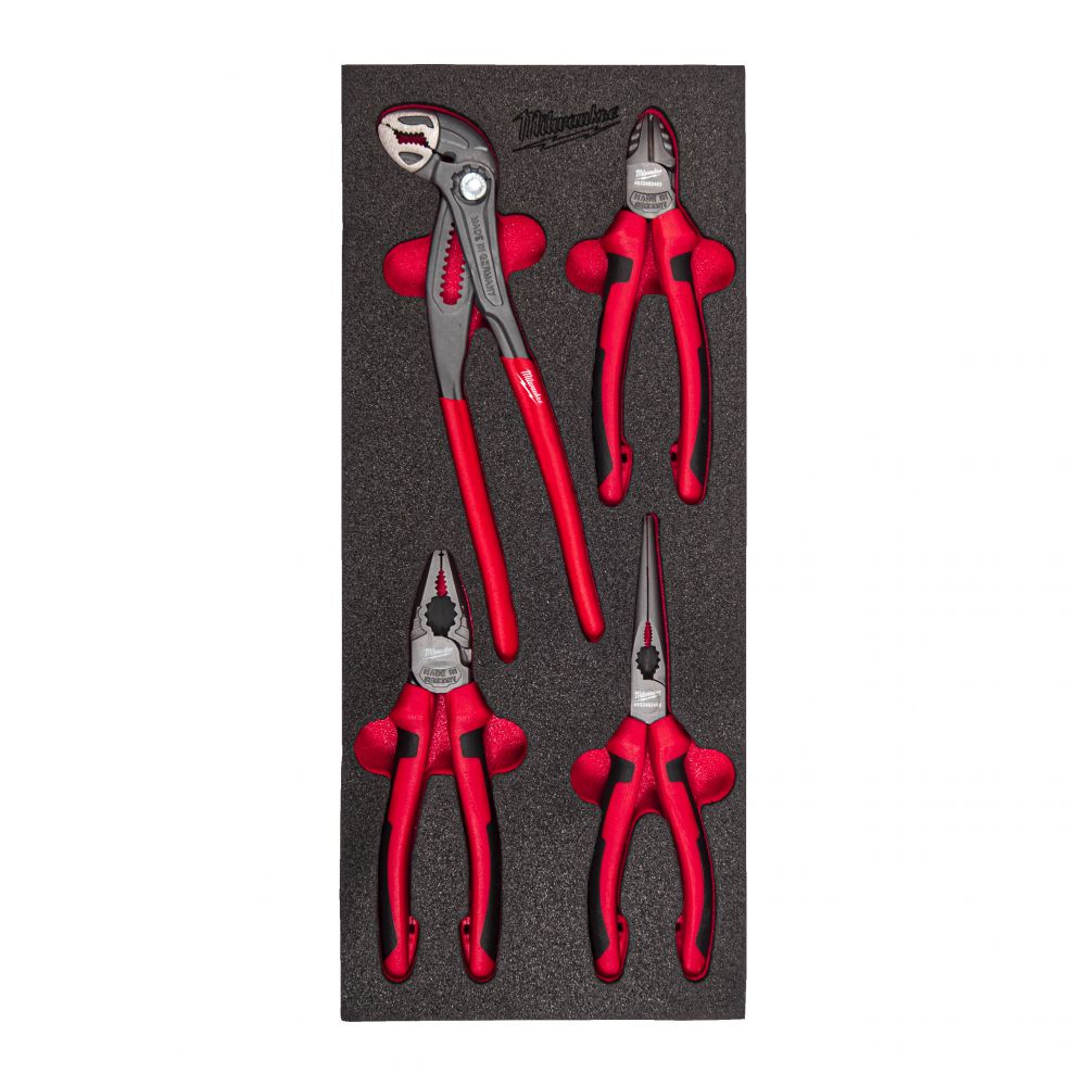 Zangen Einlage 4-teilige Einlage für Werkstattwagen 78 cm